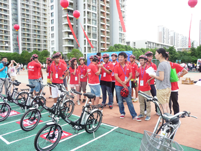 倡环保 展品牌 讲规则 赛安全——2013年苏州市首届中学生锂电池电动自行车大赛圆满落幕