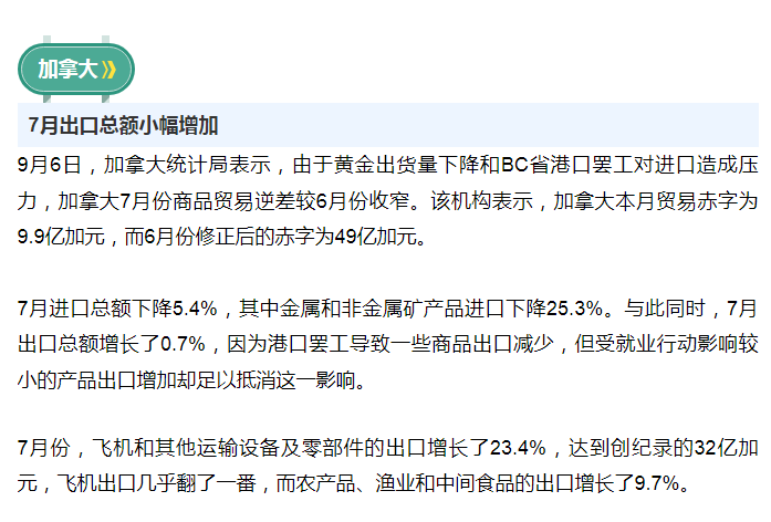 前8月，他们的进出口表现如何？世界各主要经济体最新贸易数据来了
