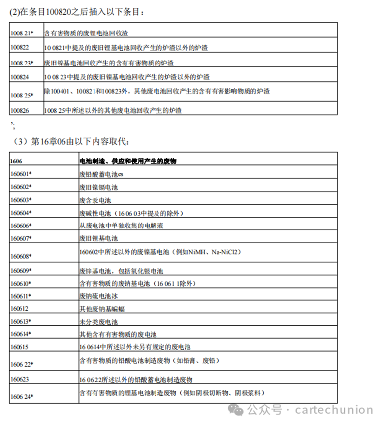欧盟更新电池有关废弃物清单，强化“黑粉”识别