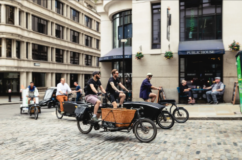 倫敦Cargo bike 近2年使用量翻一倍